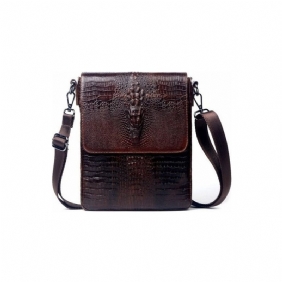 Herre Skuldervesker Oil Wax Leather Messenger-veske