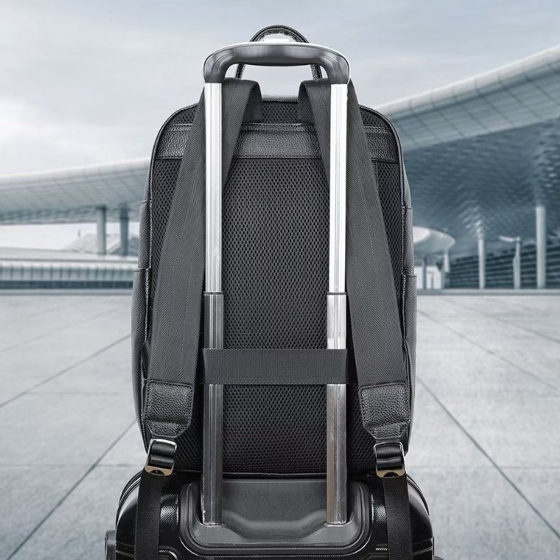 Herreryggsekker Kuskinn Business Travel Tech Backpack - Svart