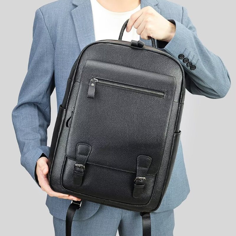 Herreryggsekker Kuskinn Business Travel Tech Backpack - Svart