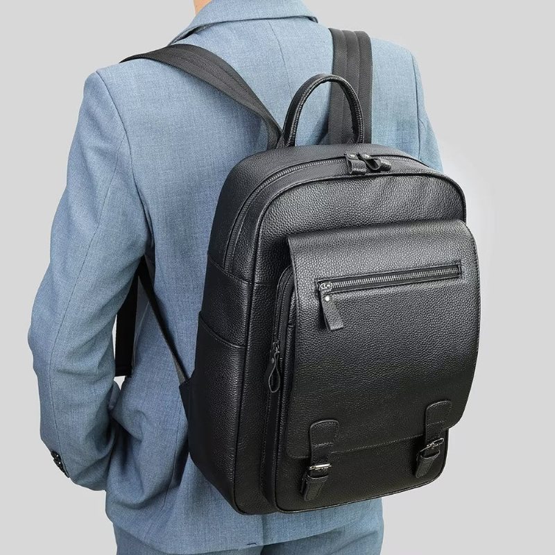 Herreryggsekker Kuskinn Business Travel Tech Backpack - Svart