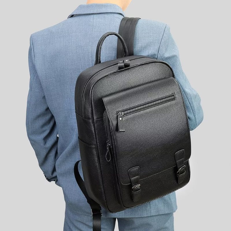 Herreryggsekker Kuskinn Business Travel Tech Backpack - Svart