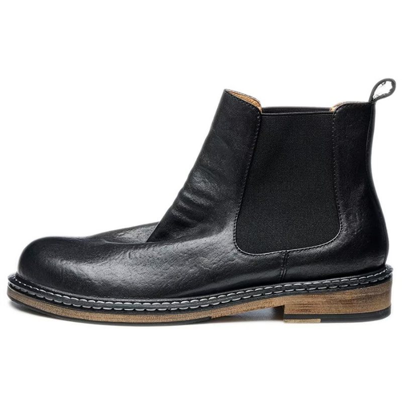 Herrestøvler Elegante Equine Slip On Ankel Booties - Svart