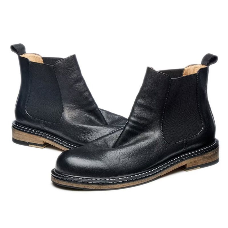 Herrestøvler Elegante Equine Slip On Ankel Booties - Svart