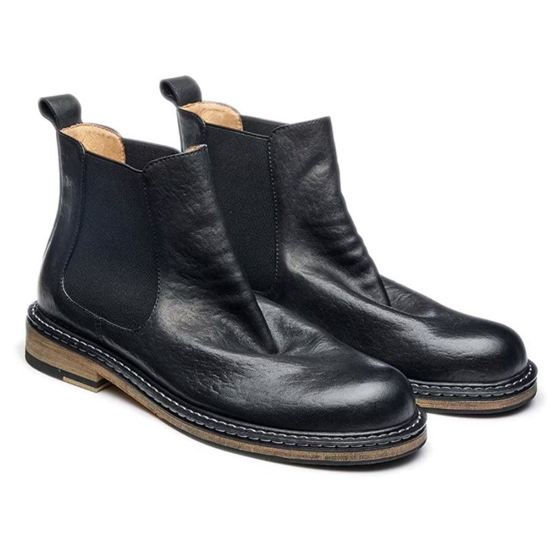 Herrestøvler Elegante Equine Slip On Ankel Booties - Svart