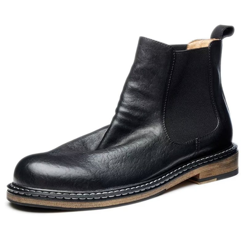 Herrestøvler Elegante Equine Slip On Ankel Booties - Svart