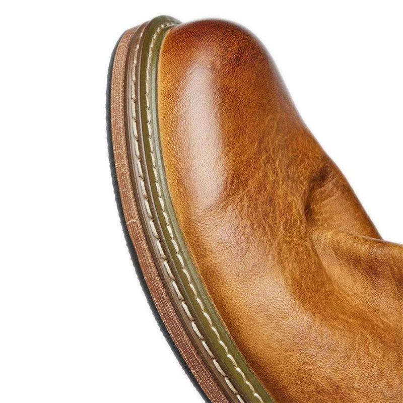 Herrestøvler Elegante Equine Slip On Ankel Booties - Kaffe