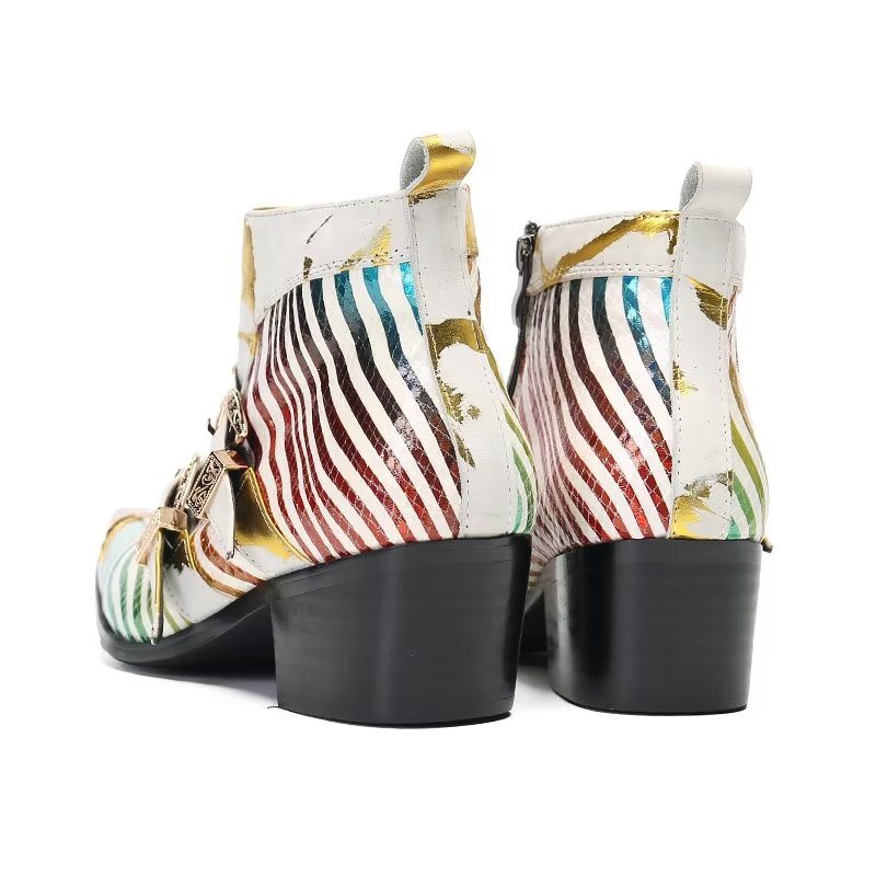 Herrestøvler Exotic Style Dress Boots - Flerfarget