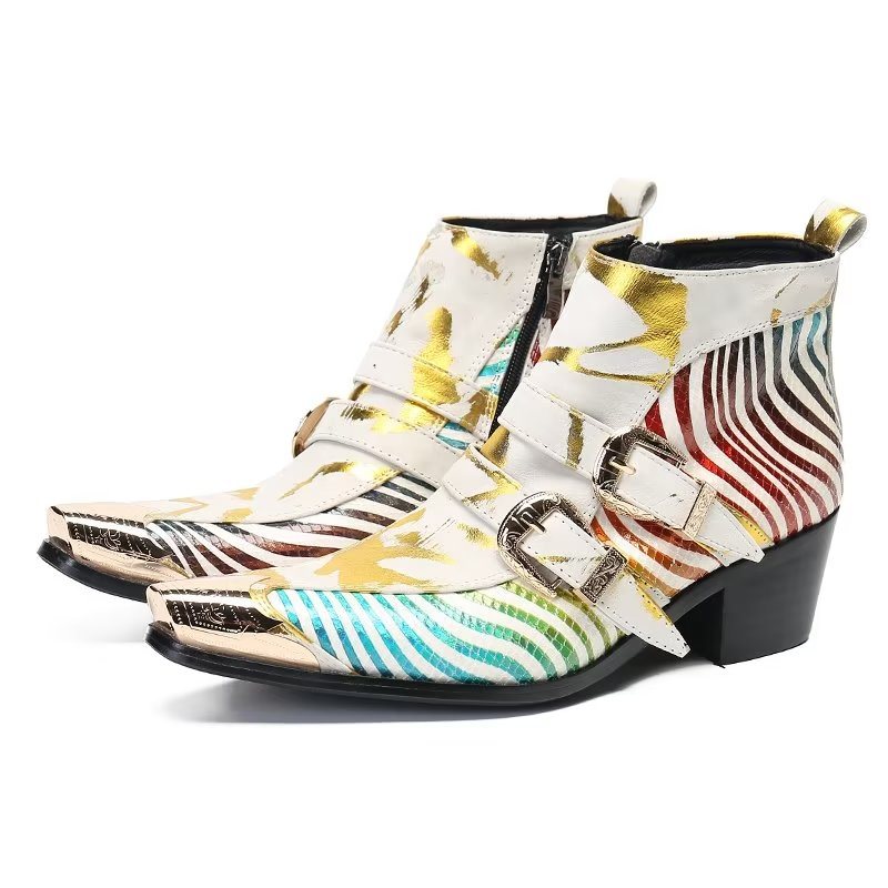 Herrestøvler Exotic Style Dress Boots - Flerfarget