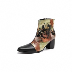 Herrestøvler Exotic Texture Elegant Dress Boots