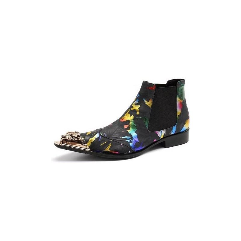 Herrestøvler Exotic Texture Slip-on Chelsea Boots