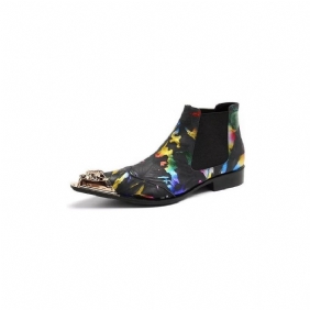 Herrestøvler Exotic Texture Slip-on Chelsea Boots