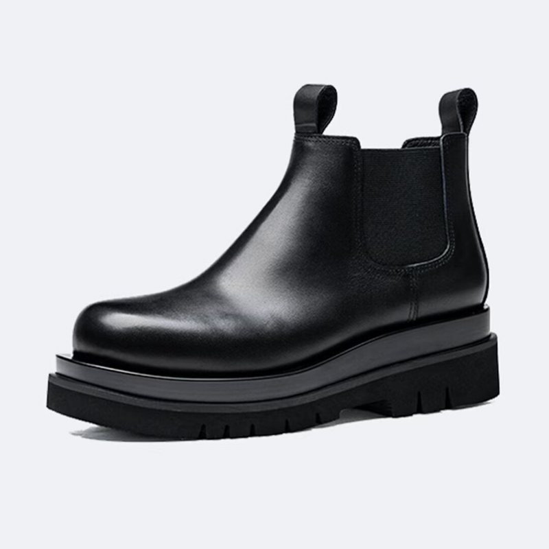 Herrestøvler Plysjfôrede Slip-on-støvler - Svart