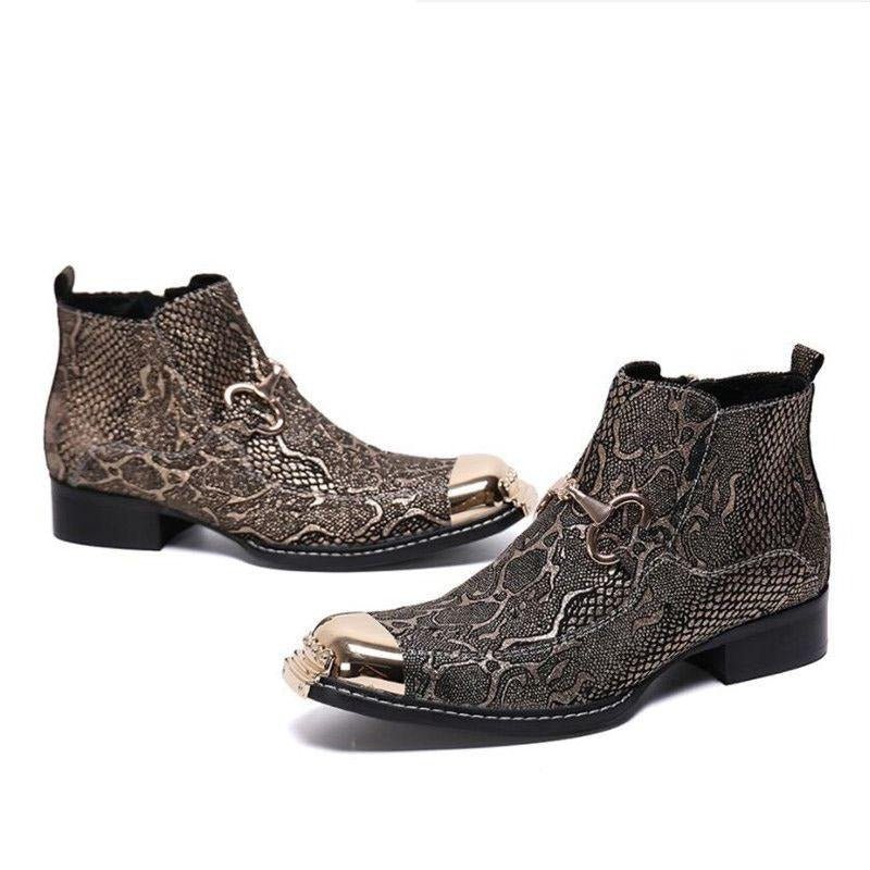 Herrestøvler Serpenté Dress Loafers - Gull