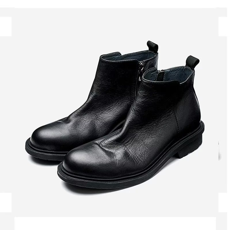 Herrestøvletter Chic Slip On Ankel Boots - Svart