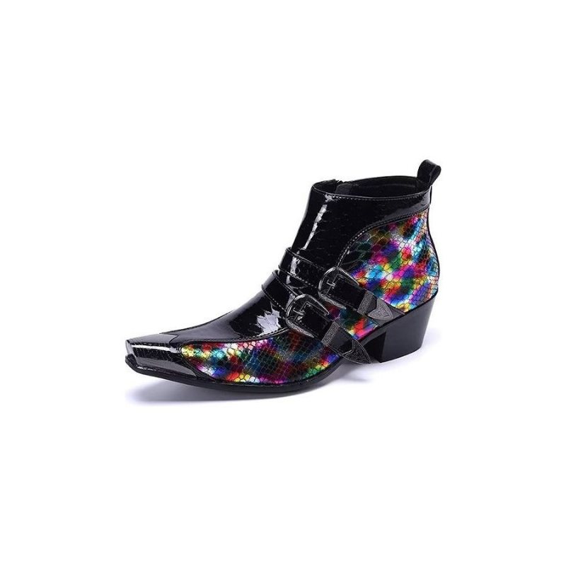 Herrestøvletter Exotic Elegance Leather Ankel Boots