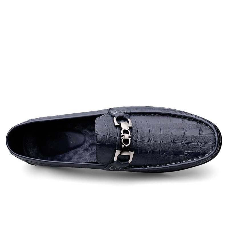 Loafers For Herre Modish Croctex Slip-on Driving - Blå