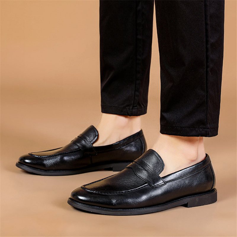 Loafers Herre Bryllup Loafer Sko - Svart