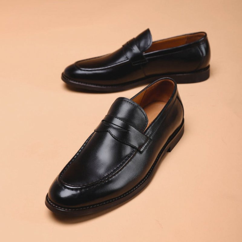 Loafers Herre Bryllup Loafer Sko - Svart