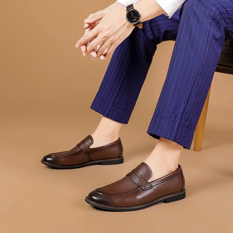 Loafers Herre Bryllup Loafer Sko - Kaffe