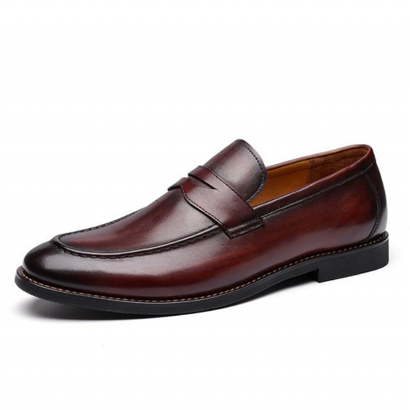 Loafers Herre Bryllup Loafer Sko - Kaffe