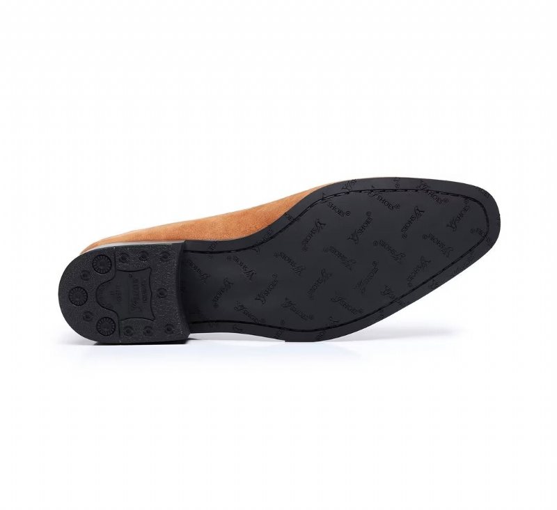 Loafers Herre Cow Leather - Kamel