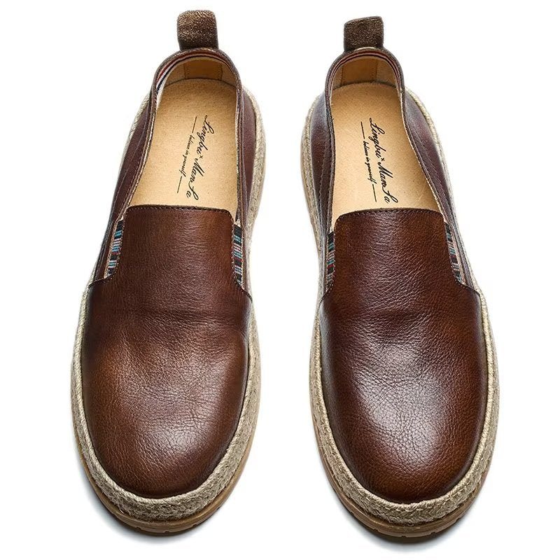 Loafers Herre Cow Leather Slip-on - Kaffe