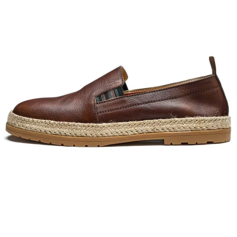 Loafers Herre Cow Leather Slip-on - Kaffe