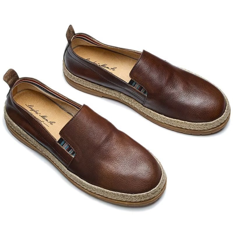 Loafers Herre Cow Leather Slip-on - Kaffe