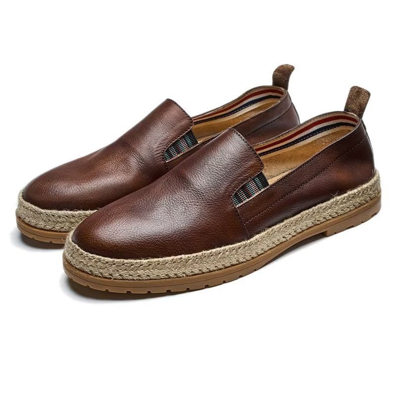 Loafers Herre Cow Leather Slip-on - Kaffe