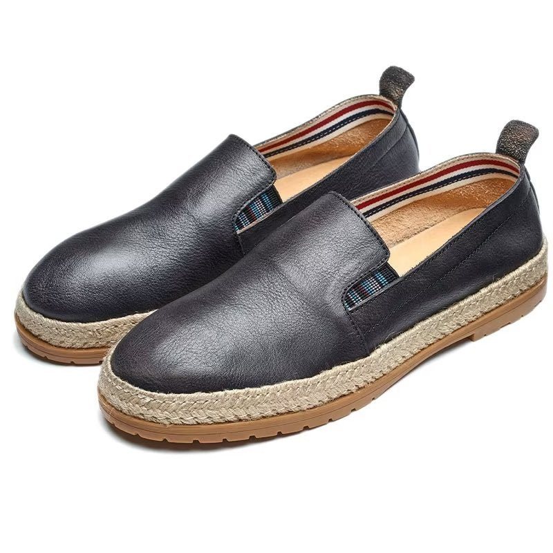 Loafers Herre Cow Leather Slip-on - Sort