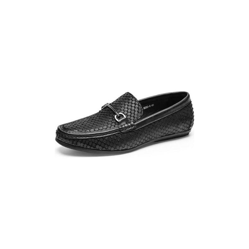 Loafers Herre Eksotiske Metalltå-slip-on-loafers