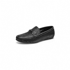 Loafers Herre Eksotiske Metalltå-slip-on-loafers