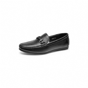 Loafers Herre Eksotiske Metalltå-slip-on-loafers