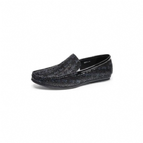 Loafers Herre Eksotiske Metalltå-slip-on-loafers