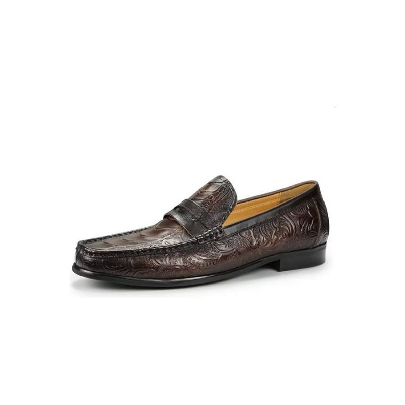 Loafers Herre Eksotiske Metalltå-slip-on-loafers