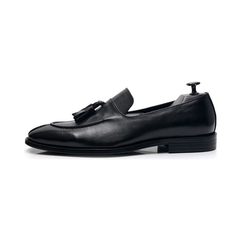 Loafers Herre Eksotiske Oxford-kjole I Skinn - Sort