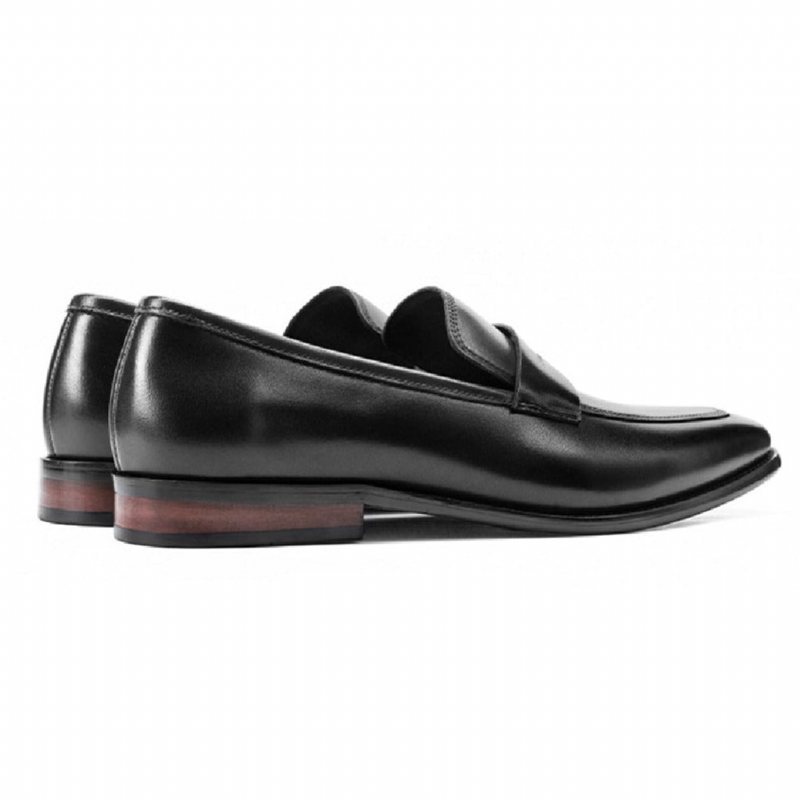 Loafers Herre Eksotiske Spisse Brogue-sko - Svart