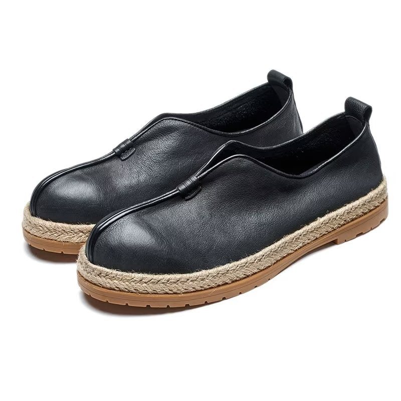 Loafers Herre Elegante Kuskinn-slip-on - Sort