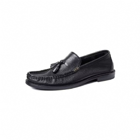 Loafers Herre Elegante Pregede Slip-on Tassel