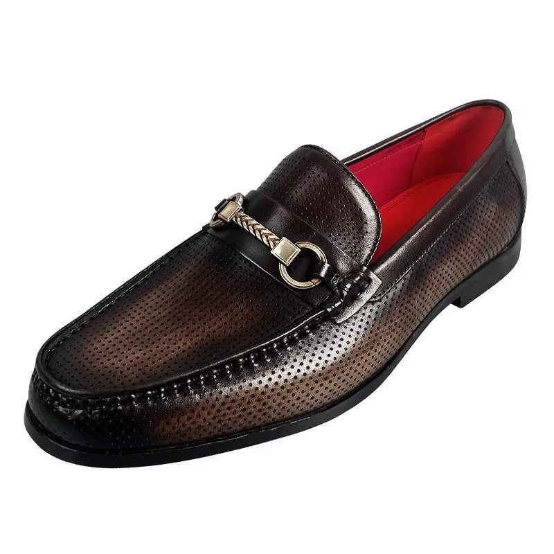 Loafers Herre Elegante Slip On I Ekte Skinn