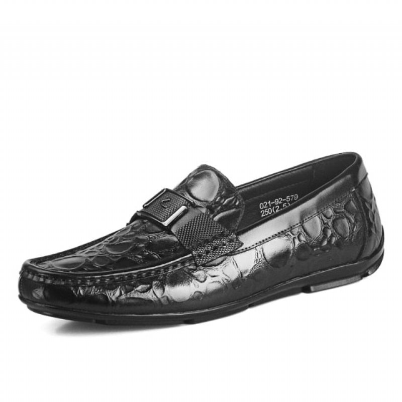 Loafers Herre Exotic Chic Crocflex Slip-on Loafer Sko - Sort 2