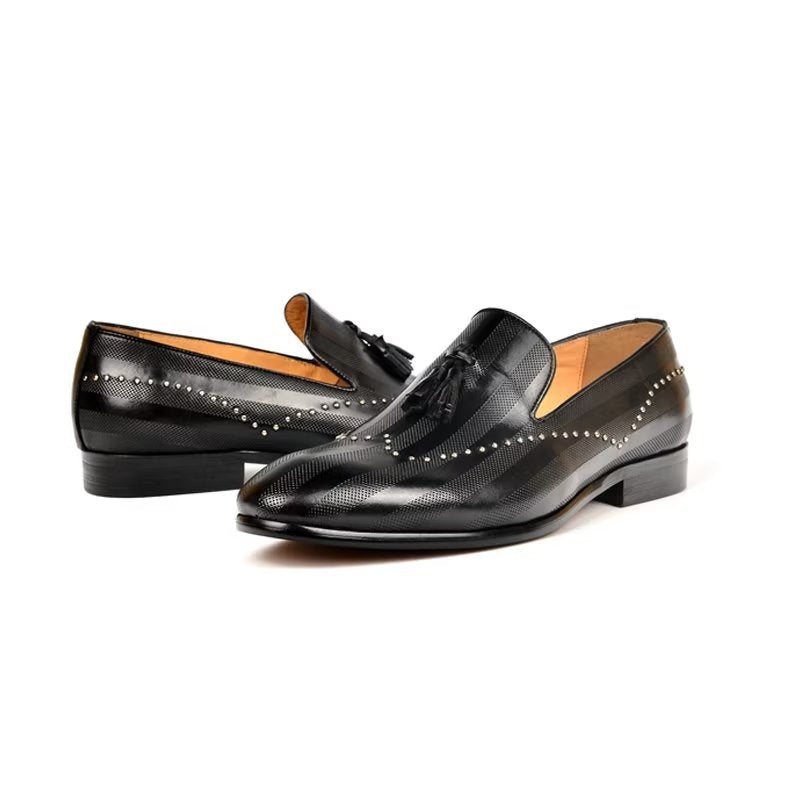 Loafers Herre Exotic Tassel - Svart