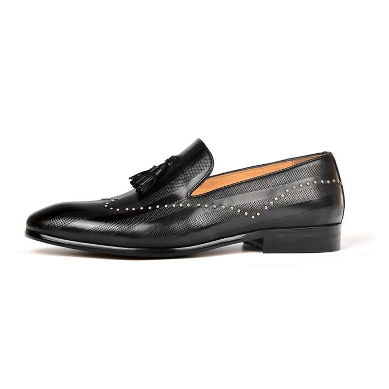 Loafers Herre Exotic Tassel - Svart