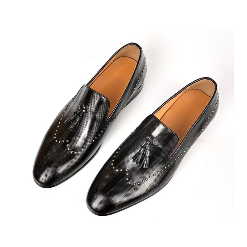 Loafers Herre Exotic Tassel - Svart