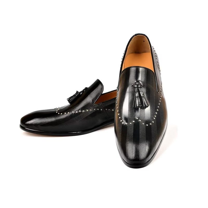 Loafers Herre Exotic Tassel - Svart