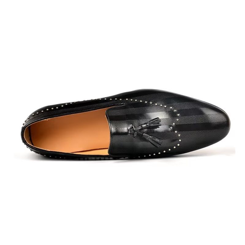 Loafers Herre Exotic Tassel - Svart