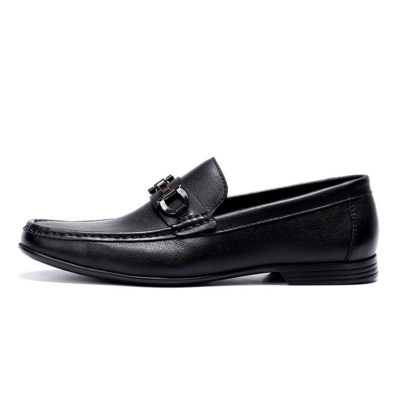 Loafers Herre Hazel Luxury Slip-on Leather - Sort