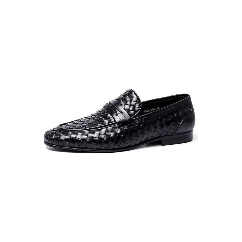 Loafers Herre Komfortable Slip-on Skinn - Svart