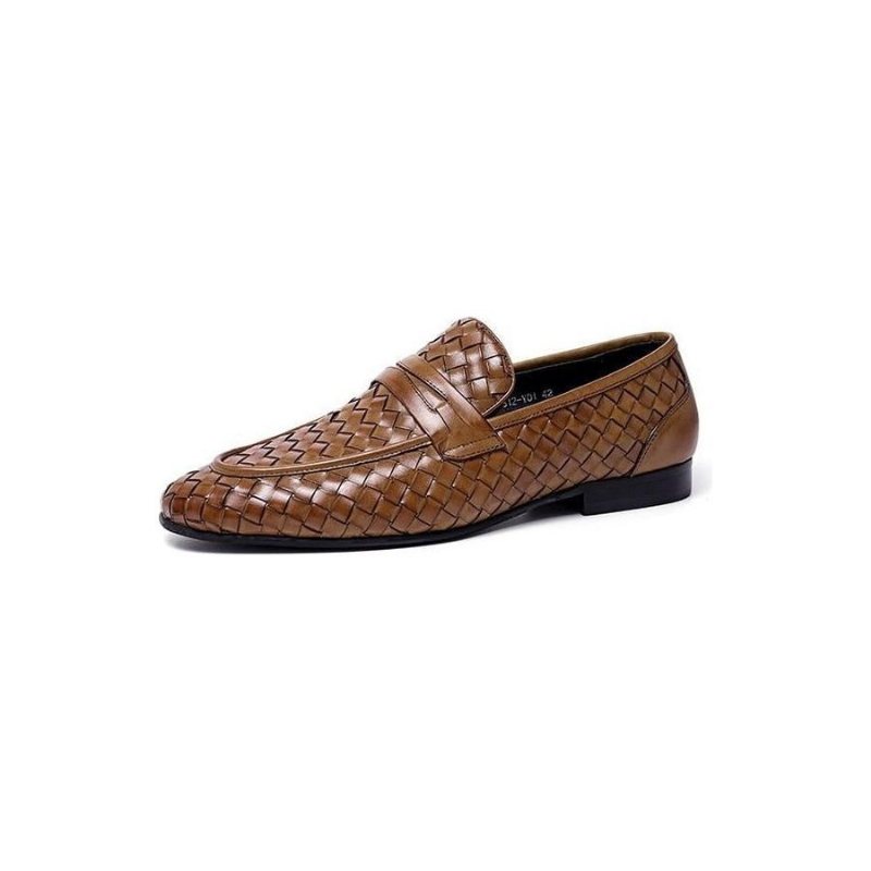 Loafers Herre Komfortable Slip-on Skinn - Kaffe