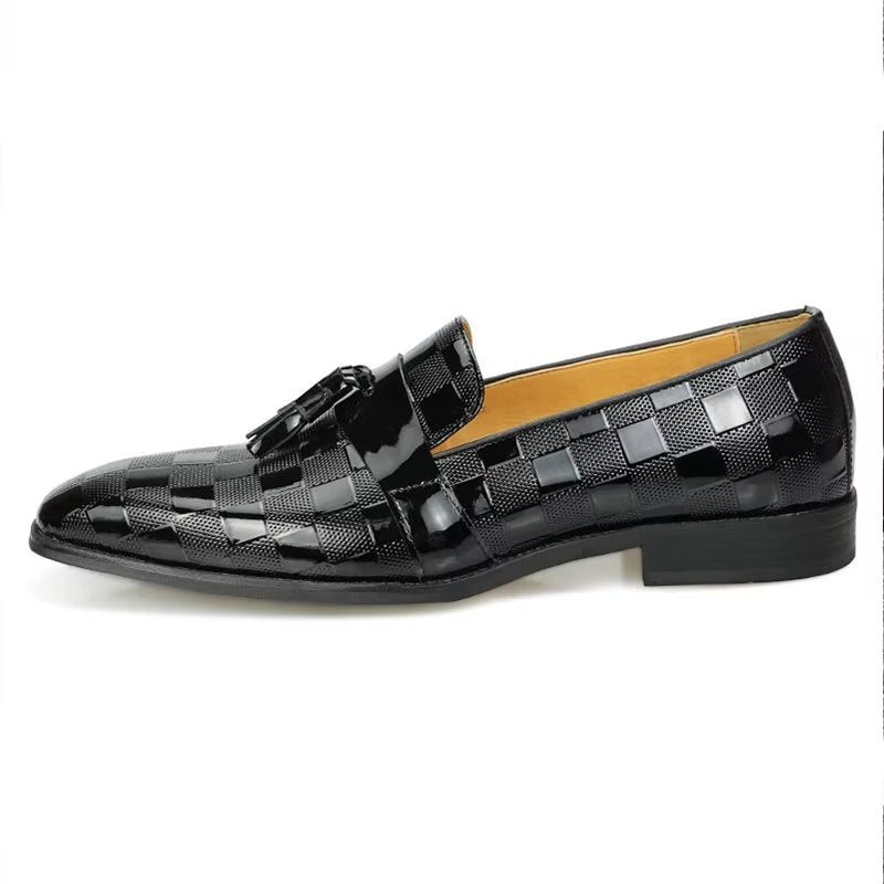 Loafers Herre Krokodilleskinn Slip On - Svart